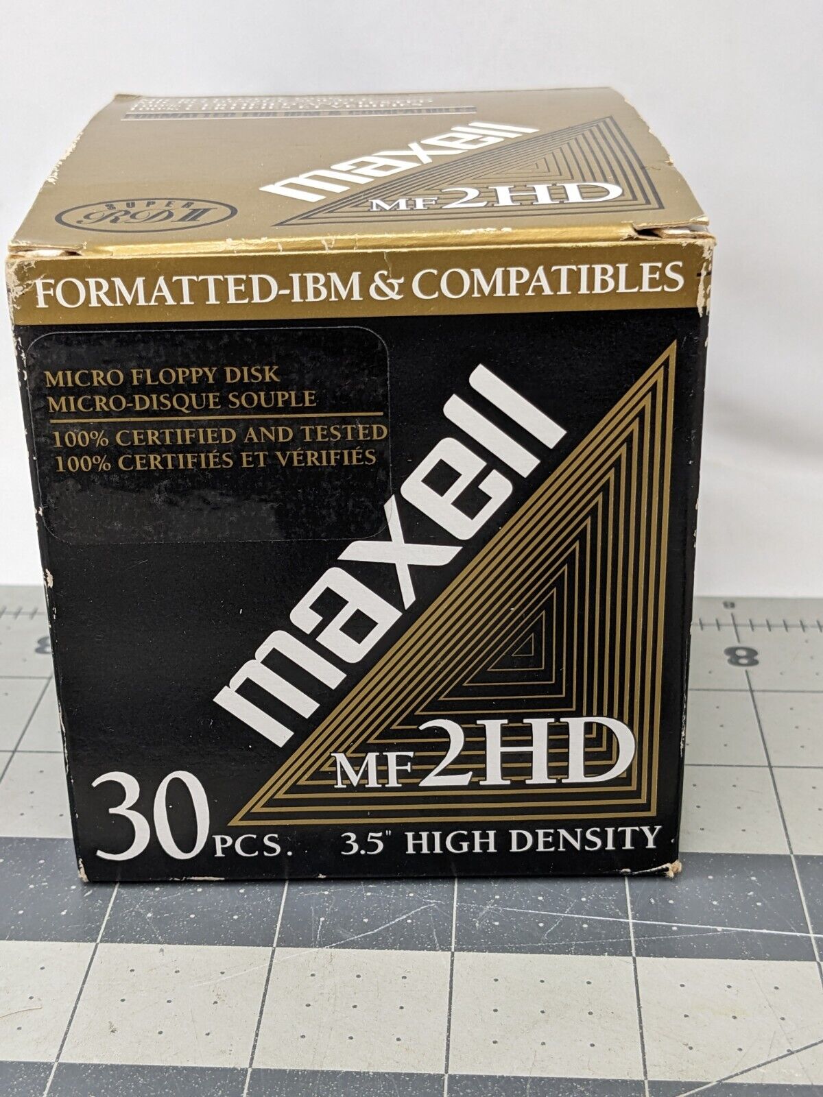 Maxell MF2HD 3.5 Inch Micro Floppy Disks 2HD Formatted IBM Lot of 18
