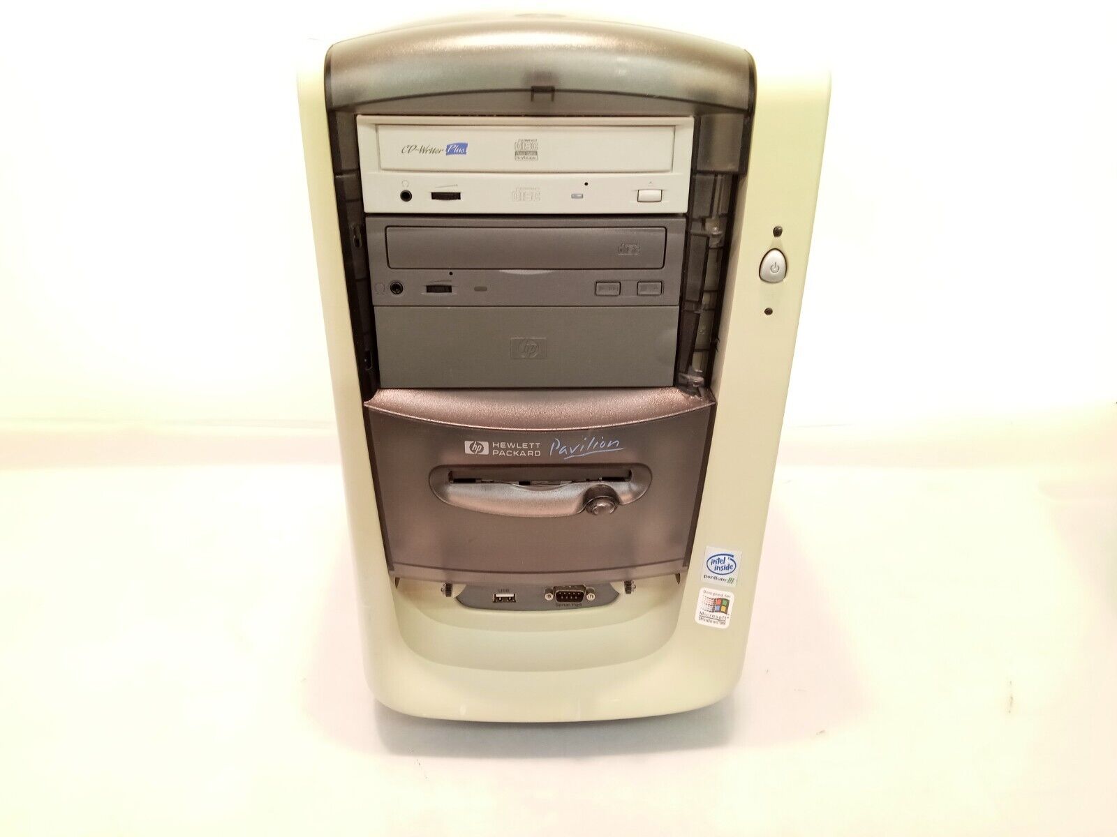 Vintage HP Pavilion 8750C PC PIII 667B 64MB 20GB Win98-SE CD Writer Plus 1.44MB