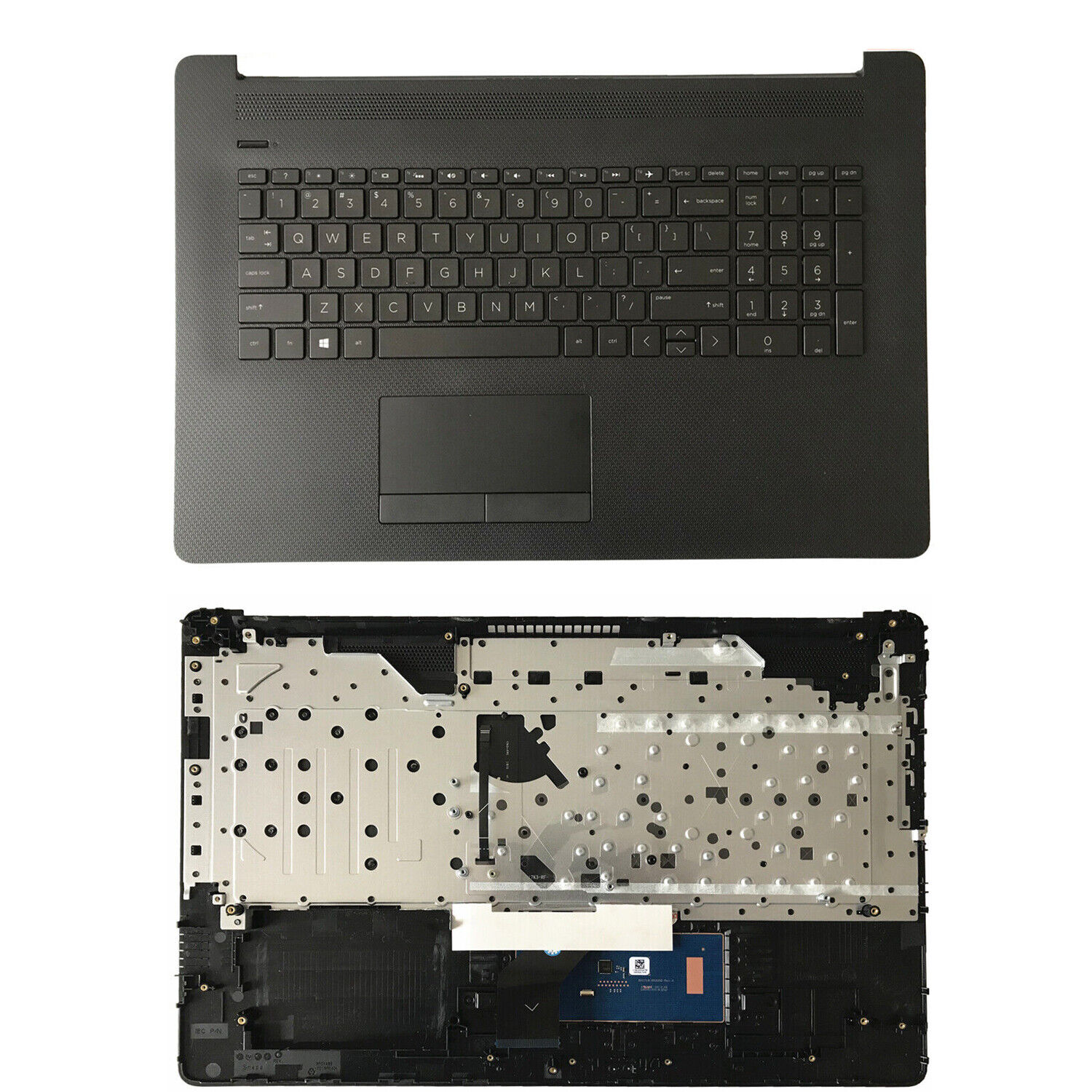 New For HP 17BY 17-BY 17-CA Palmrest W/ Backlit Keyboard & Touchpad L48409-001