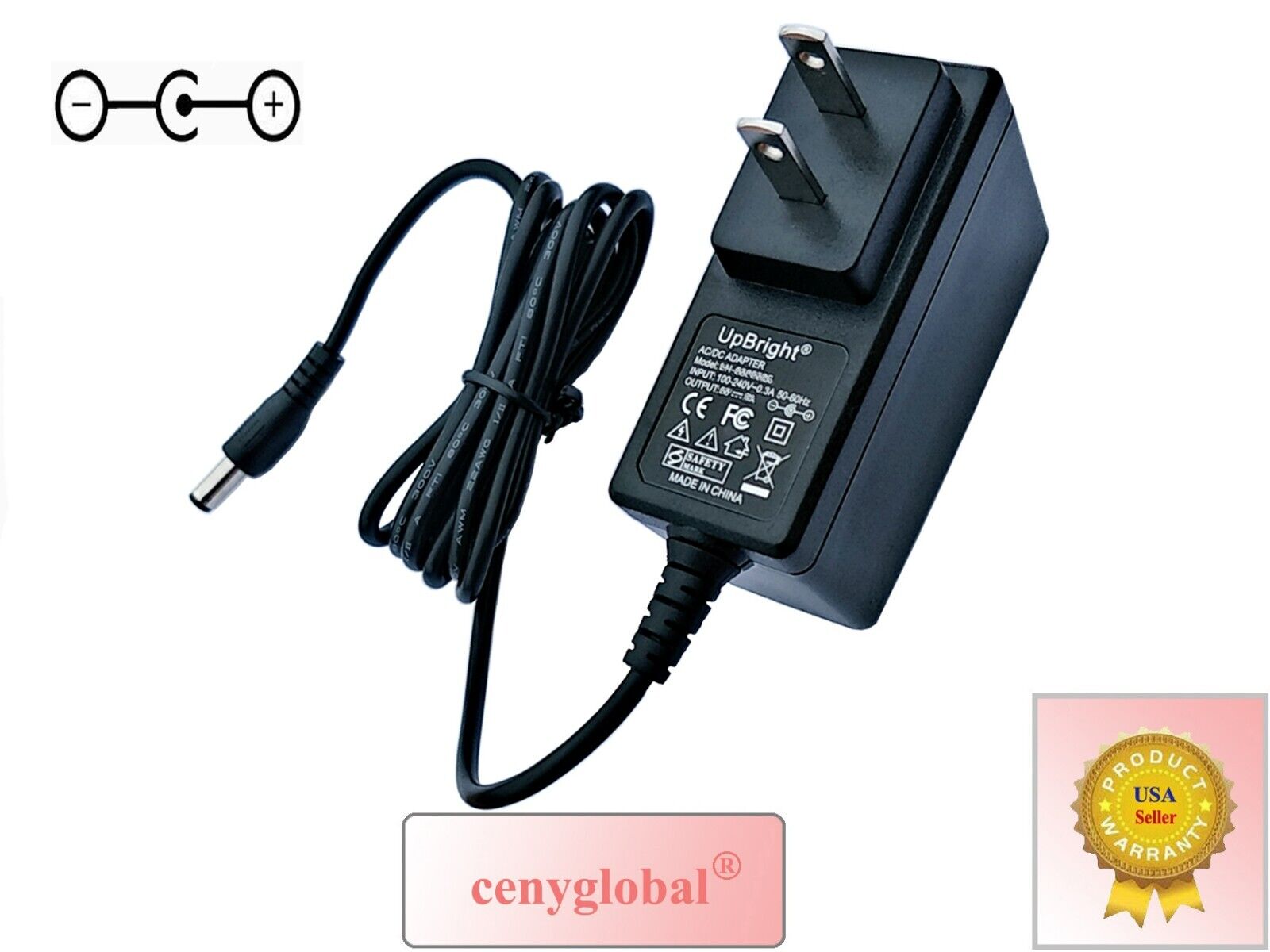 AC 100V-240V Converter Adapter DC Power Supply Plug 5.5mm x 2.5mm Series Global