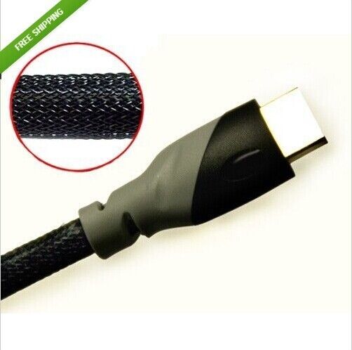 PREMIUM 50ft HDMI 1.4B 24AWG Cable Hi Speed Bluray PS4 XBOX 3D LCD HD 1080p GOLD