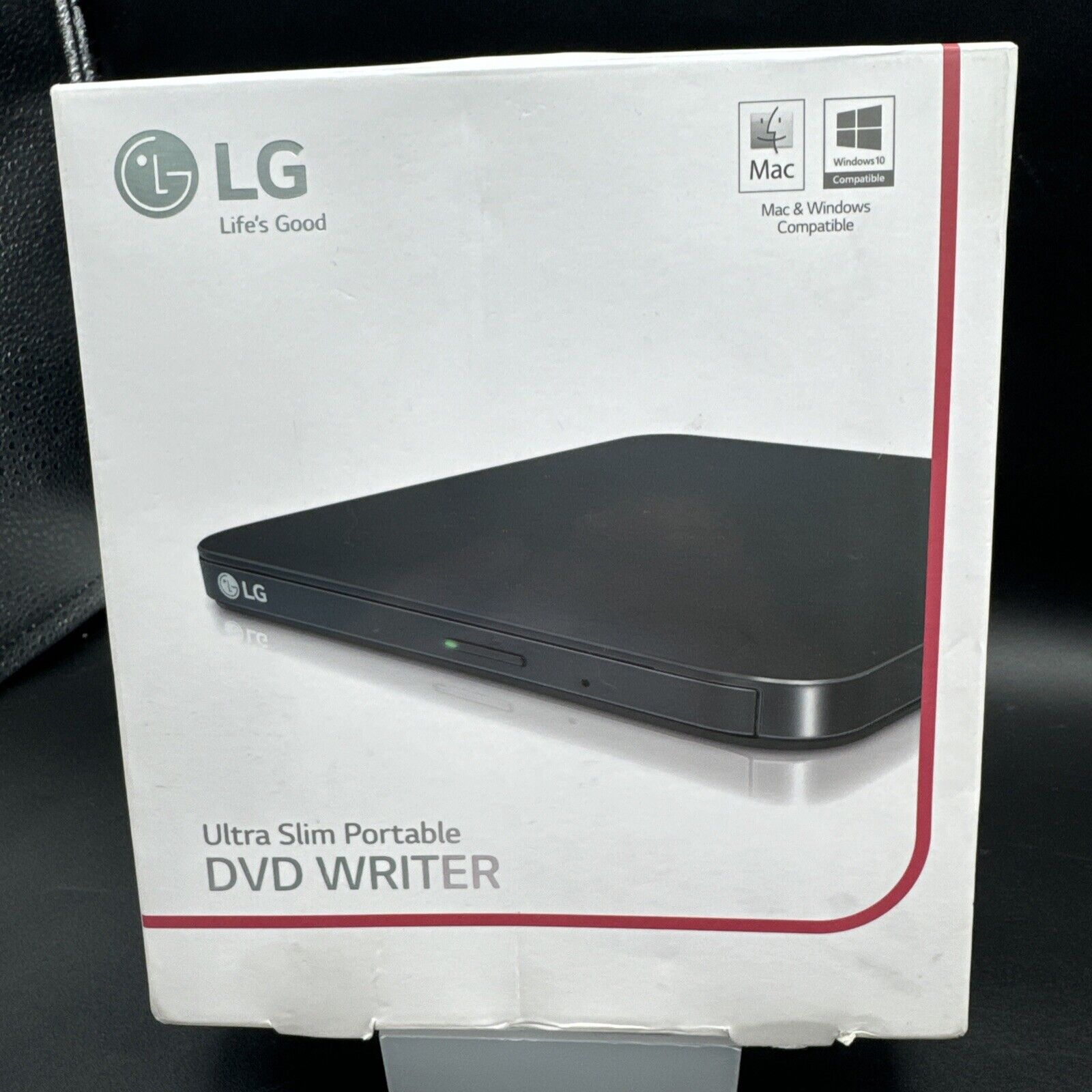 LG Ultra Slim Portable SP80 External DVD Burner Writer PC Mac Compatible