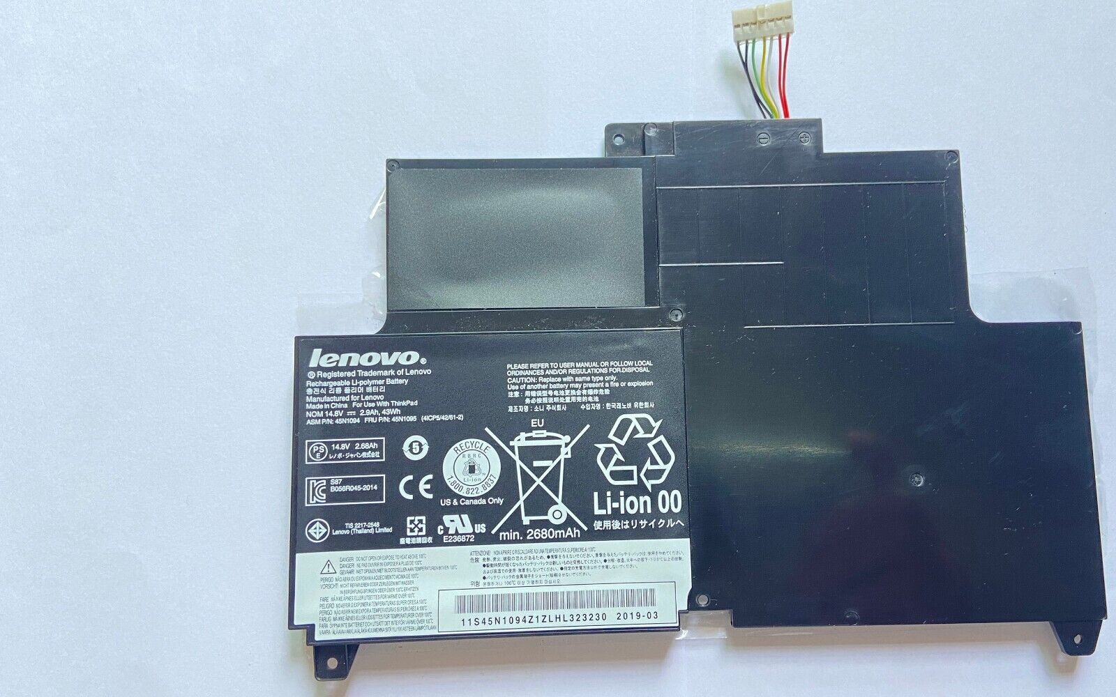 Genuine Battery for Lenovo ThinkPad Edge S230u Twist 45N1092 45N1093 45N1094 OEM