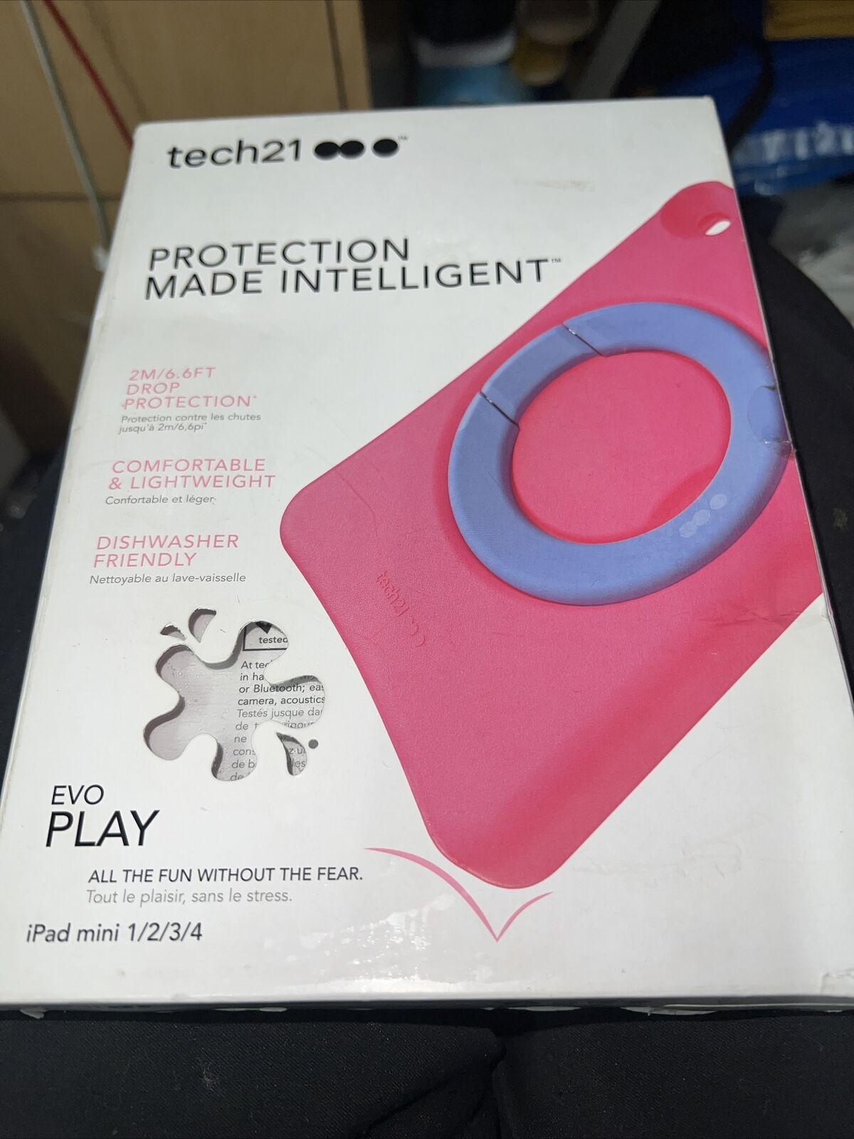 Tech21 Evo Play Protective Case iPad Mini 1/2/3/4 Lightweight Comfortable NEW 