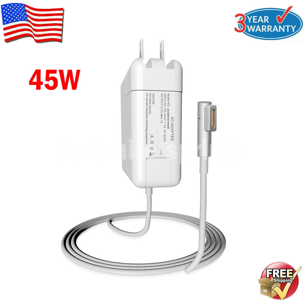 45W AC Power Adapter L-tip Charger for Apple Mac Macbook Air 11\