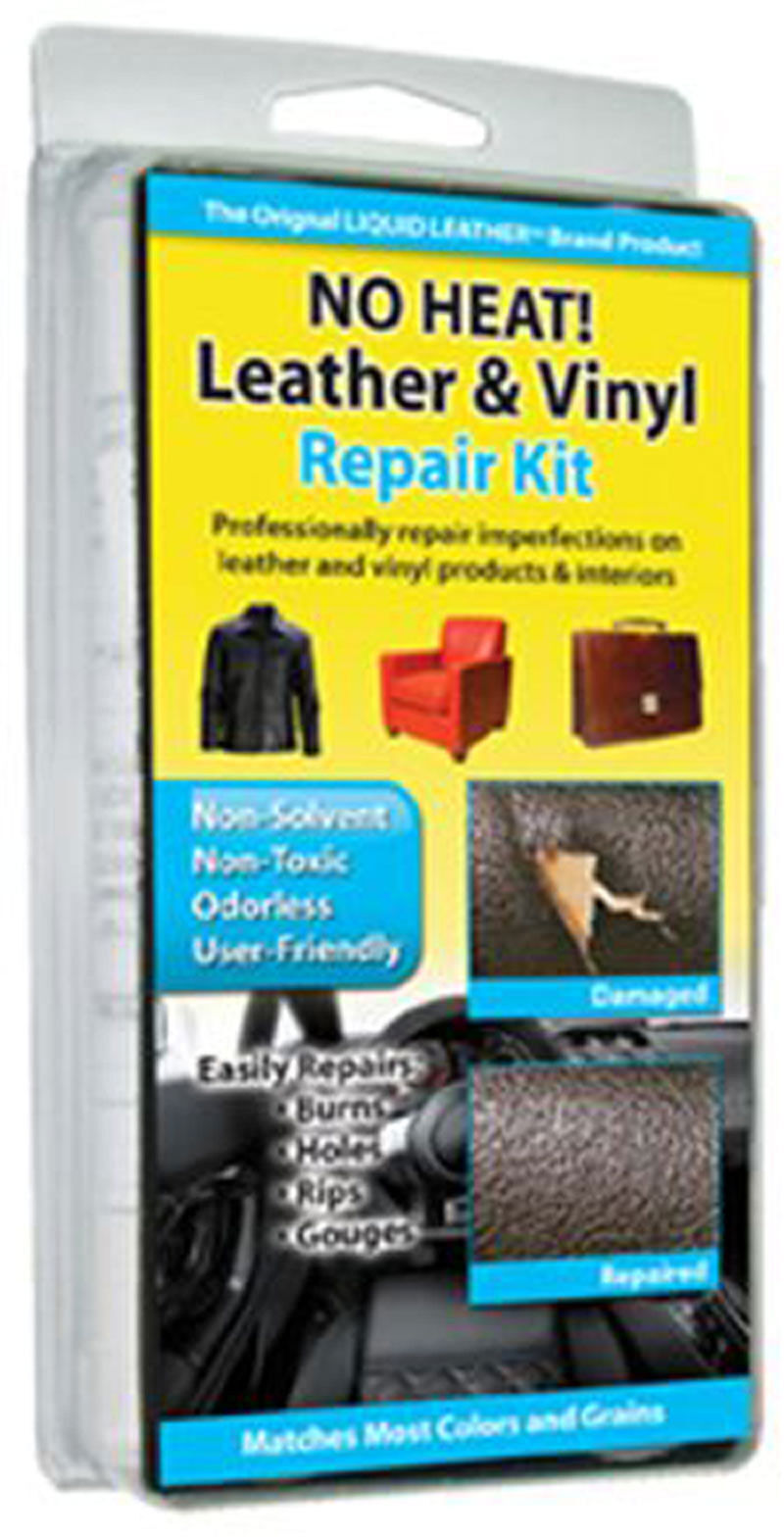 Leather Repair Kit & Vinyl No Heat Liquid Fix Holes Burns Rips Gouges Couch Car