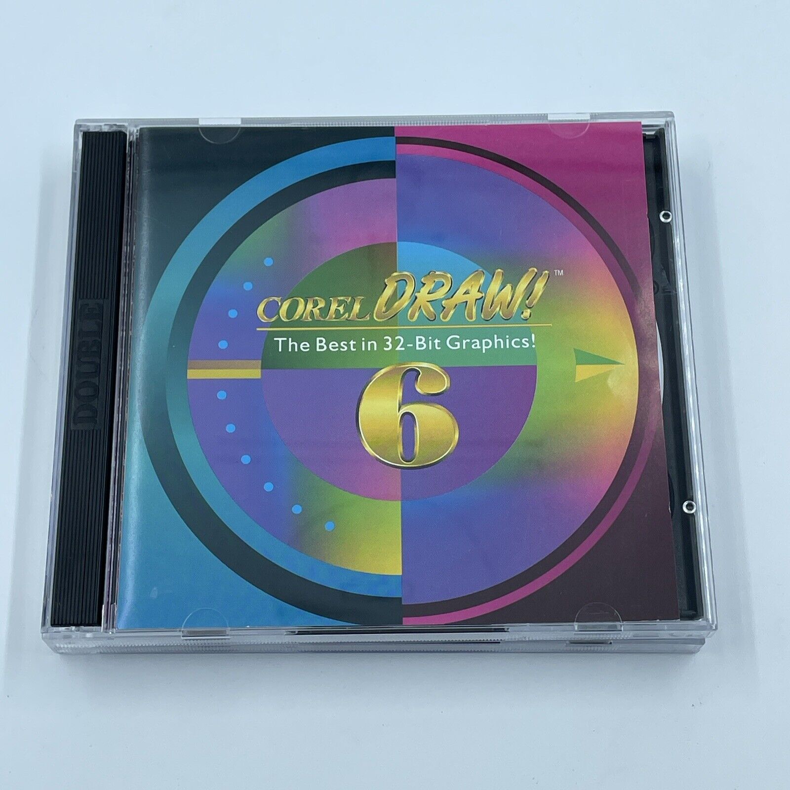 Vintage Corel Draw 6 Cd ROM The Best In 32-Bit Graphic 4 Discs Windows 95