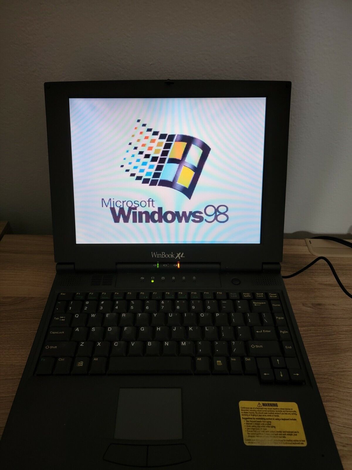 Vintage Winbook XL laptop w/dock and accessories