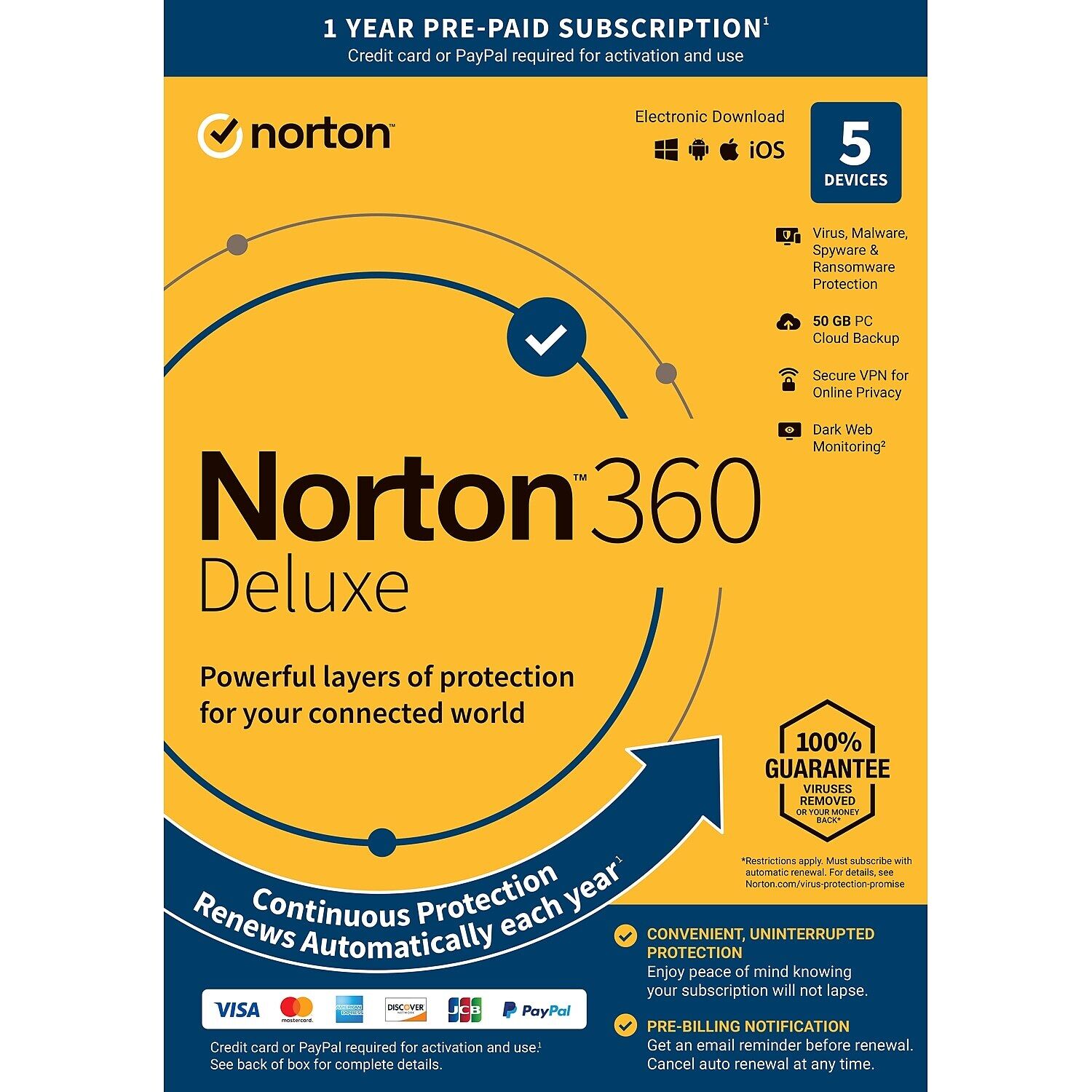Norton 360 Deluxe for 5 Devices 21392062