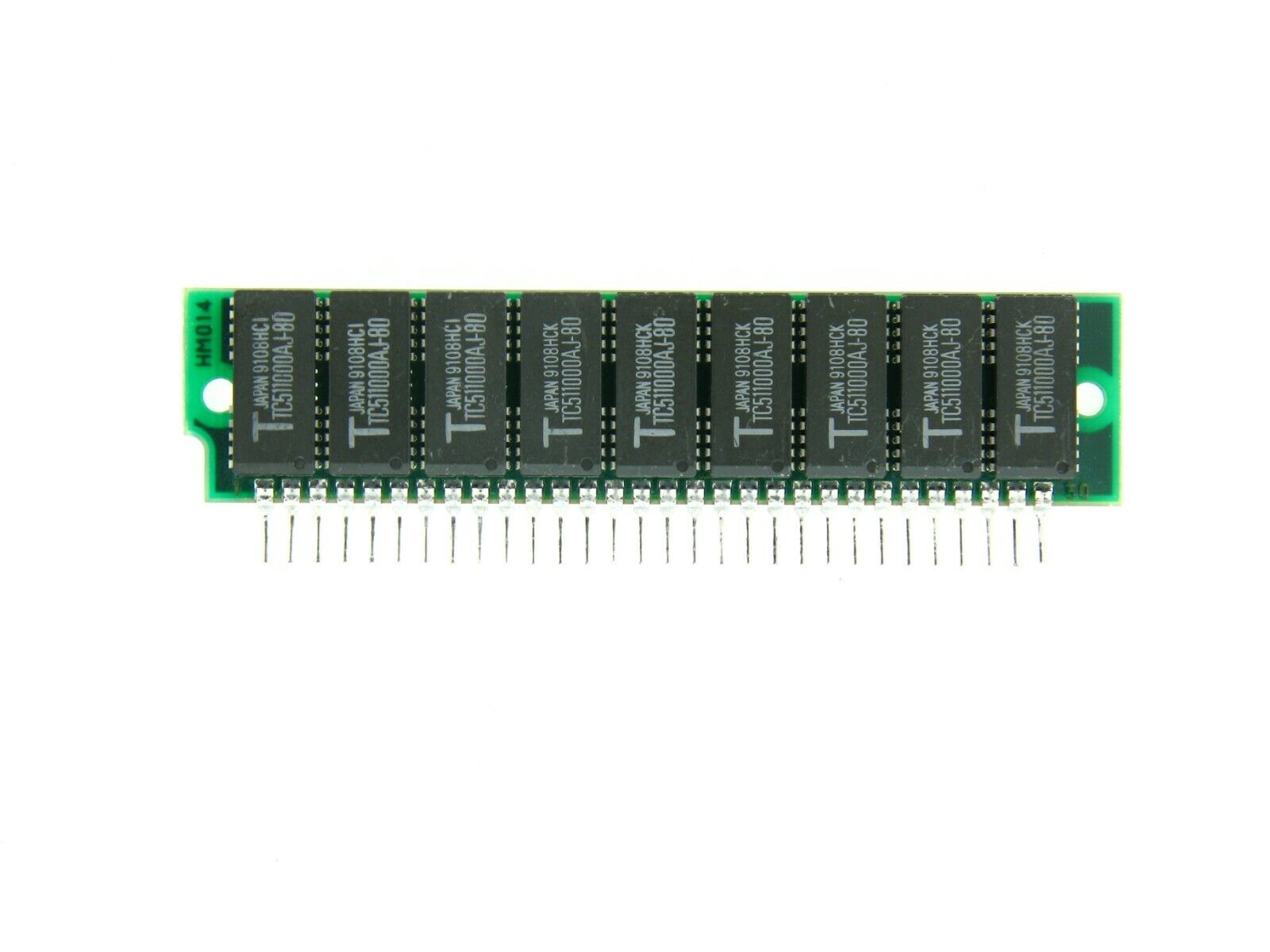 Rare SIPP Memory Stick 30-pin 1MB Vintage RAM -8 -80 speed 9chip 1024K