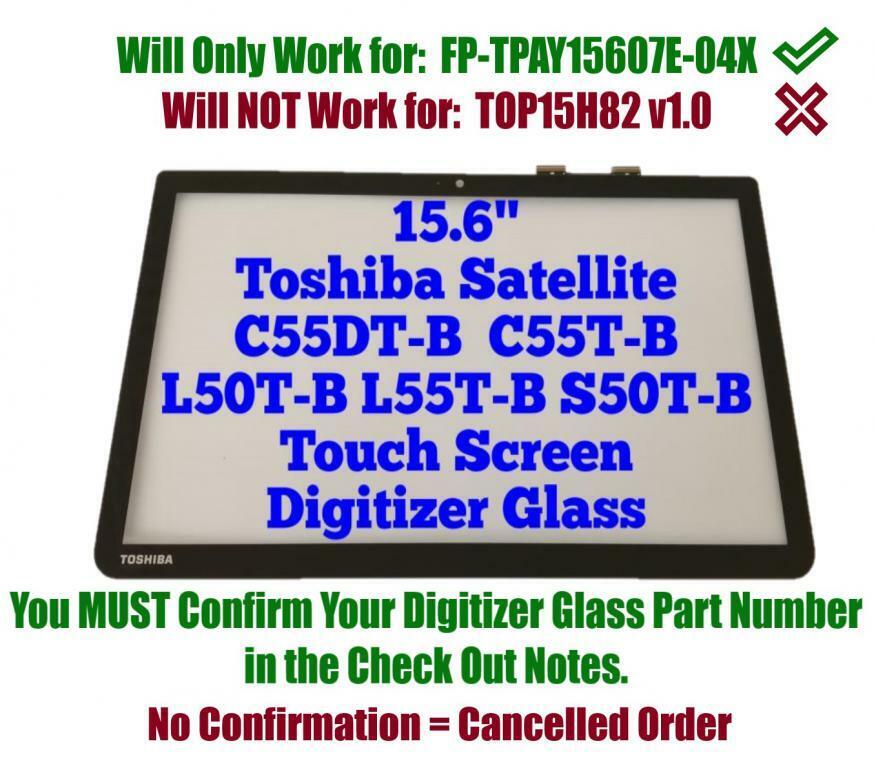 TOSHIBA SATELLITE S55T-B5239 TOCUH GLASS Touch Digitizer 15.6\