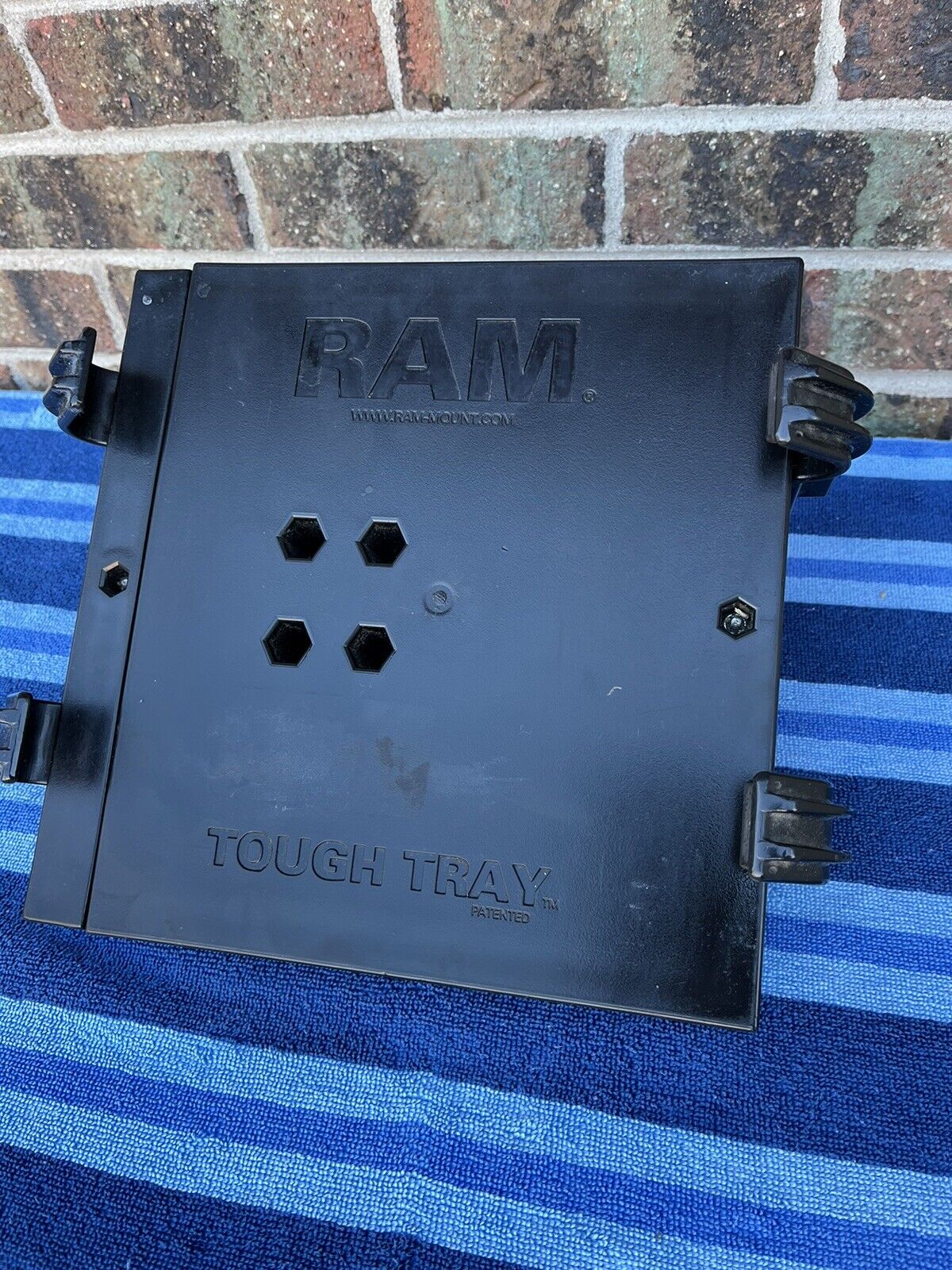 RAM TOUGH TRAY Universal Laptop Holder RPR-258H RPR-258HS Works Fine Pre Owned