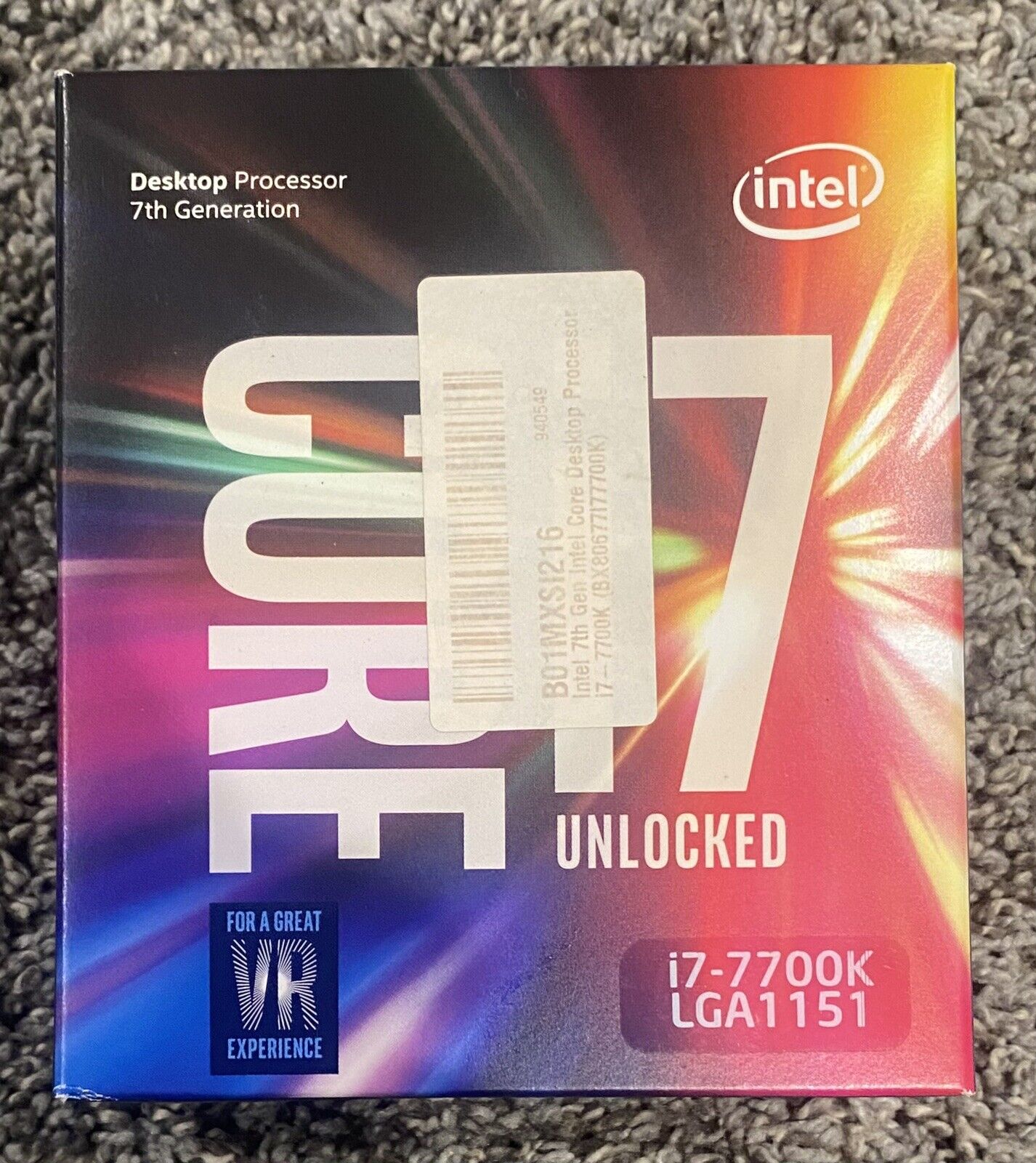 Intel Core I7-7700K Processor (4.2 GHz, Quad-Core, LGA 1151) - SR33A - Open Box