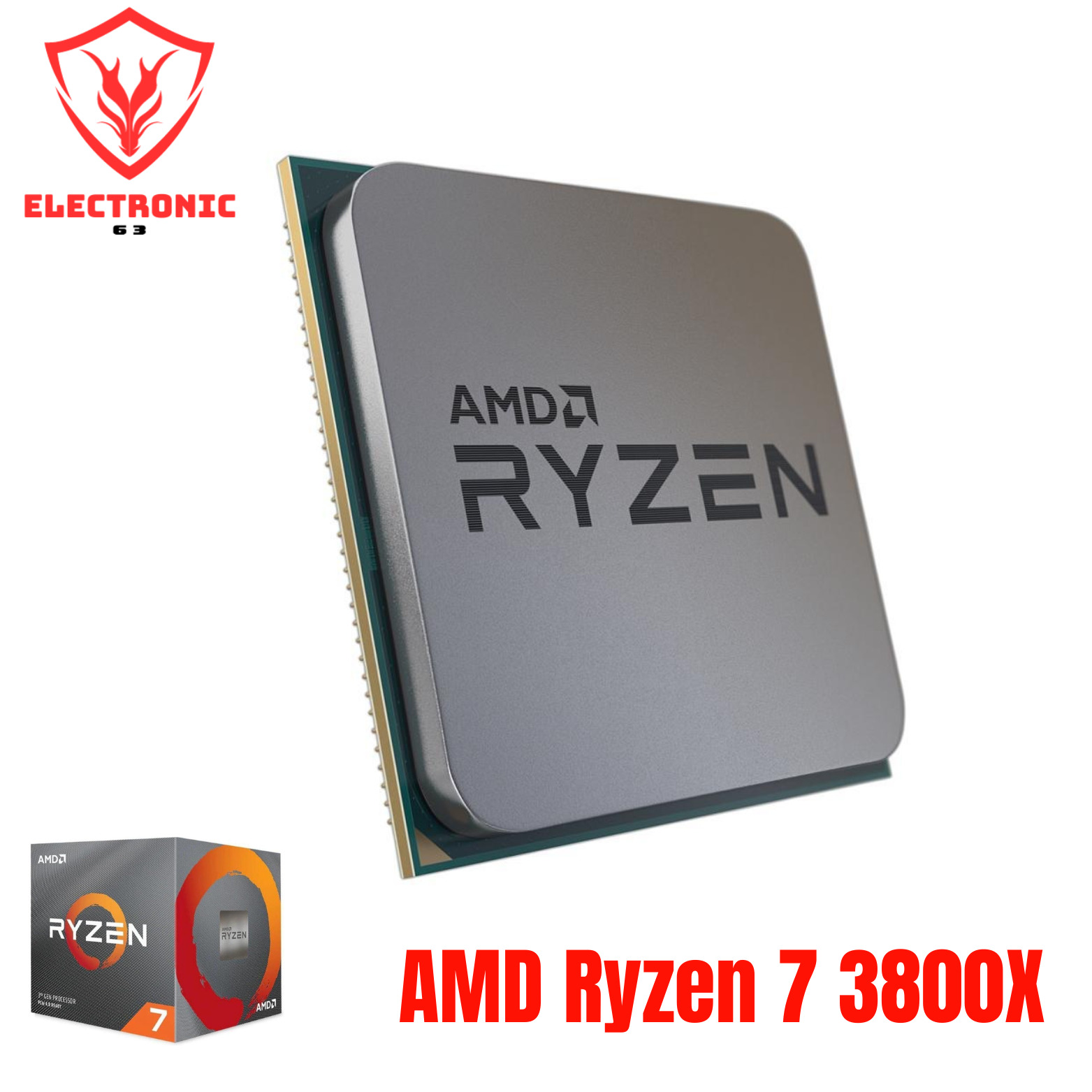 AMD Ryzen 7 3800X 3.9GHz 32MB Cache 8Core 16Thr 105W AM4 socket CPU Processor