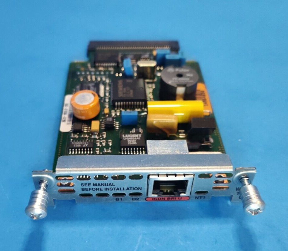 Cisco WIC-1B-U 1-Port ISDN BRI WAN Interface Card Module