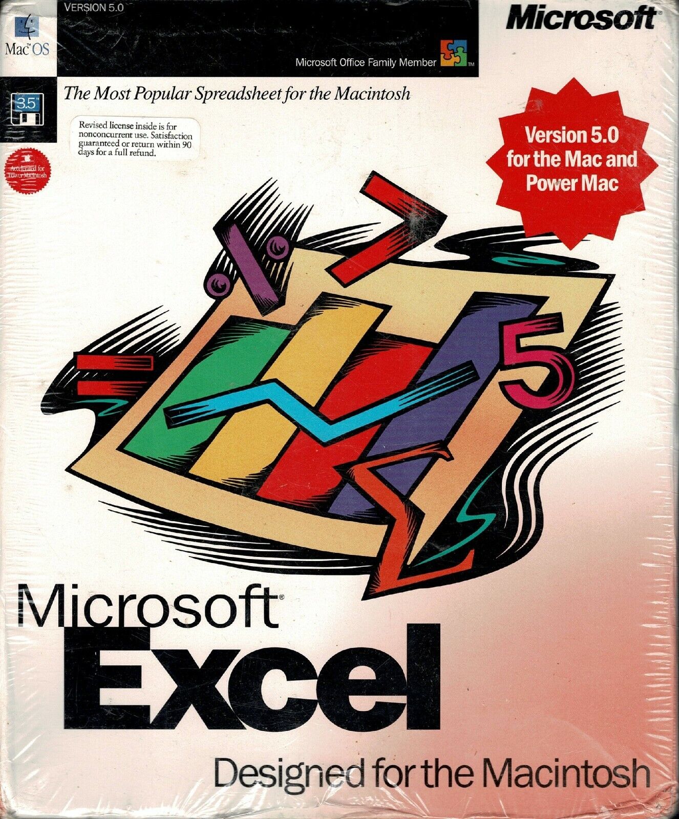 Microsoft Excel Version 5.0 For Mac and Power CIB 3.5\