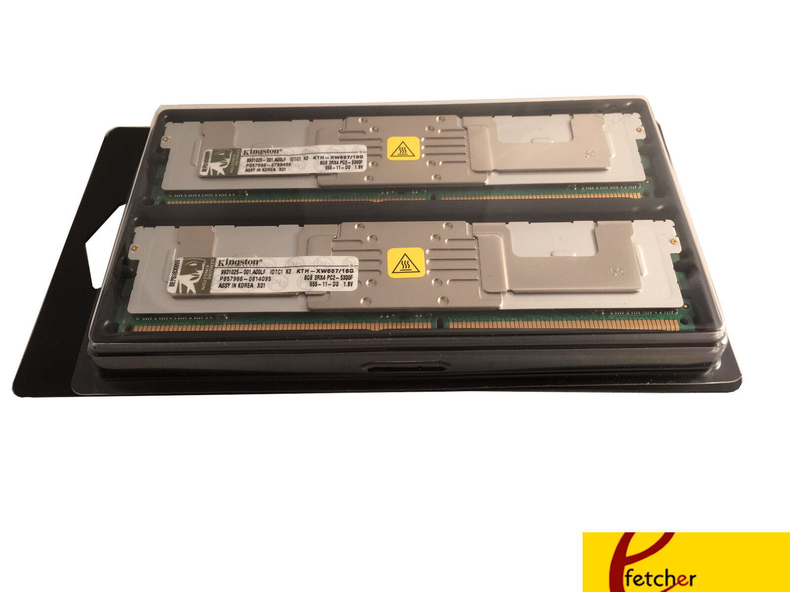 Kingston 16 GB KTH-XW667/16G FBD DIMMs (2x8GB) For HP/ Compaq Proliant DL Series