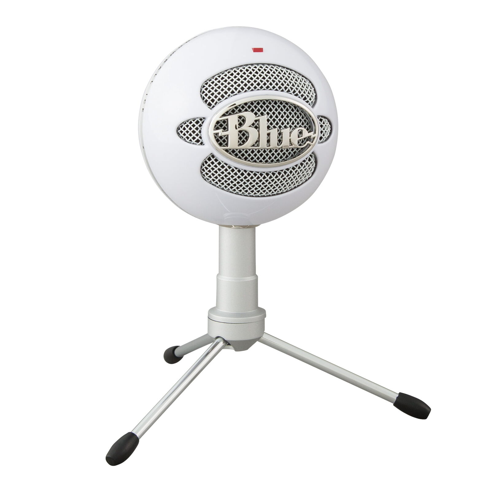 New, Blue Snowball iCE Plug 'n Play USB Microphone, Adjustable Stand, White