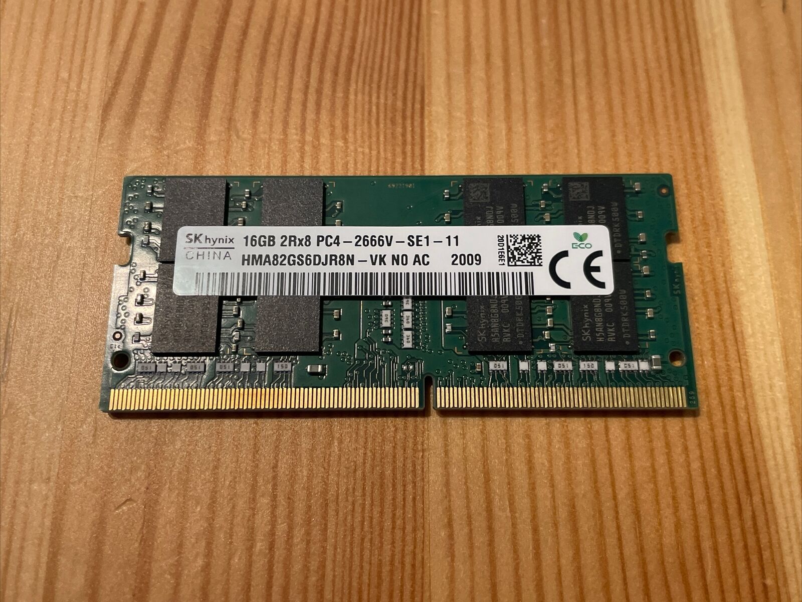 SK Hynix 16GB 2Rx8 PC4-2666V DDR4 1.2v CL19 SODIMM RAM