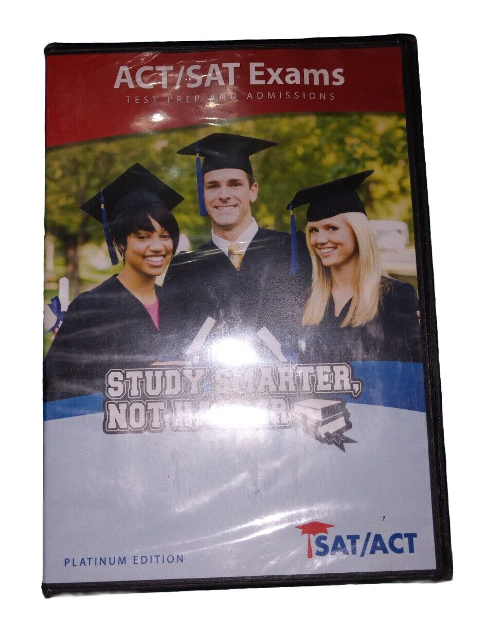 SAT/ACT Exams Test Prep and Admissions: Platinum Edition Software Sealed
