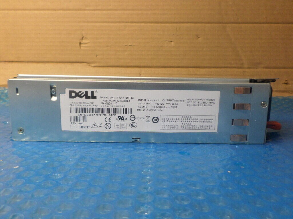 Dell PowerEdge N750P-S0 750W Hot Swap Power Supply 0JU081 JU081 0Y8132
