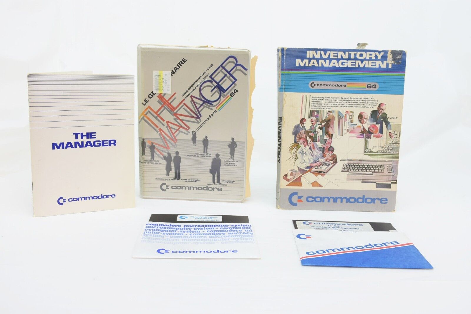 Vintage Commodore 64 Software Inventory Management & The Manager C64 1983 5.25\