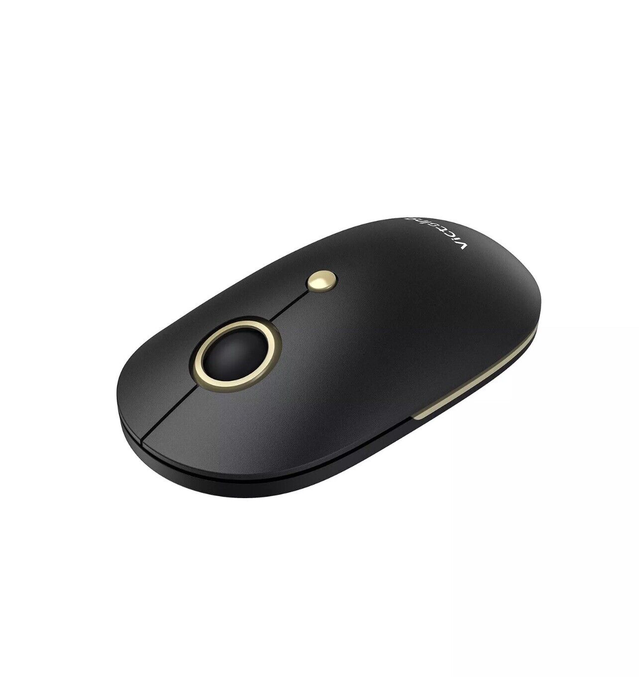 VictSing 2.4G Slim Wireless Mouse Silent Computer 5 Level Adjustable DPI Black