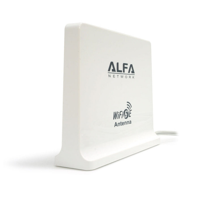 ALFA ARS-WiFi6E-M2 2.4GHz + 5 GHz + 6E Tri-Band Omnidirectional Indoor Antenna