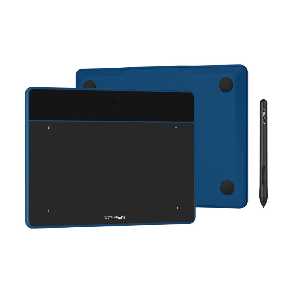 XP-Pen Deco Fun L Graphics Drawing Tablet Battery-free Pen Blue OSU Refurbished