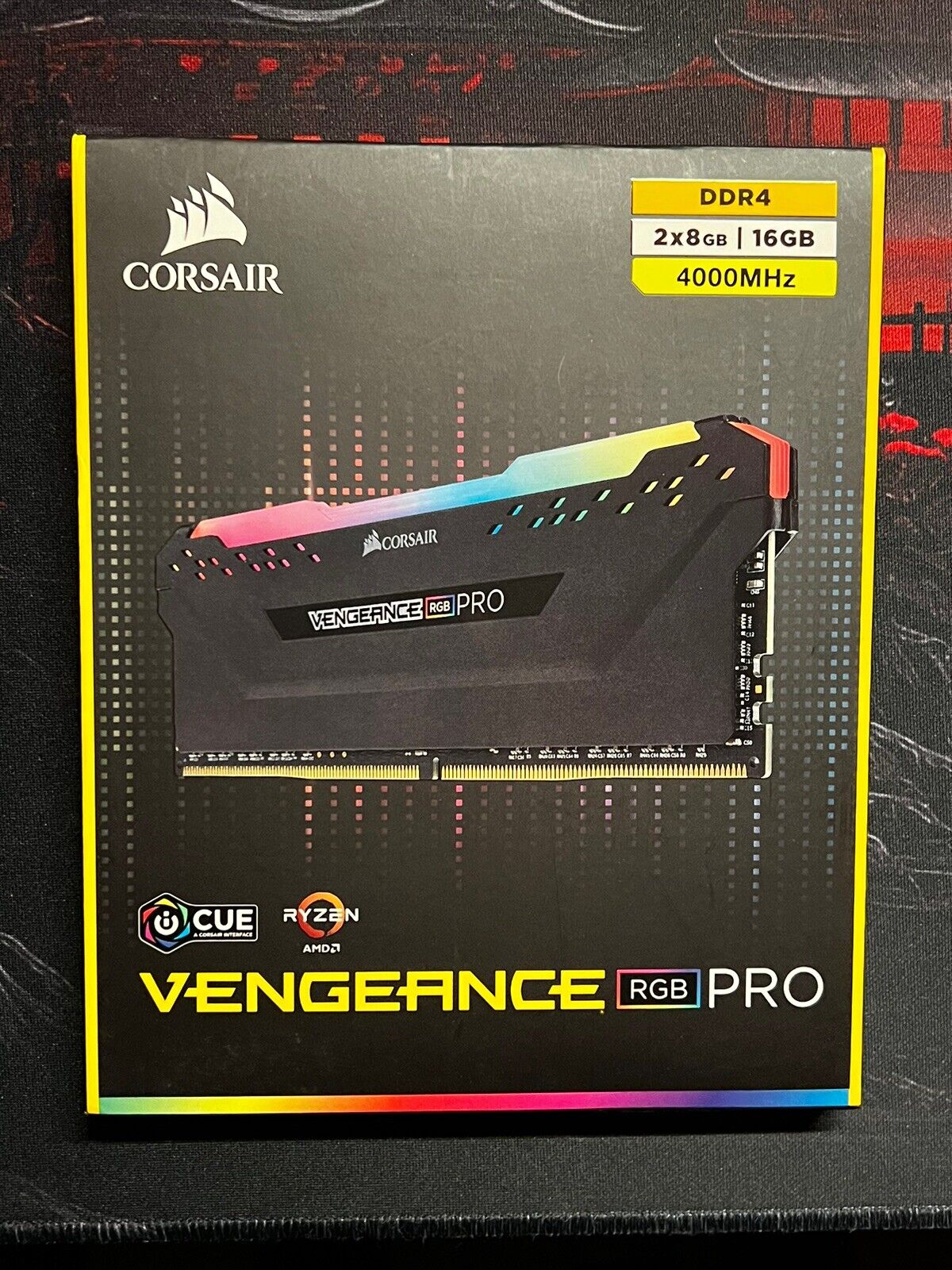 Corsair Vengeance RGB Pro 16GB (2x8GB) DDR4 4000MHz CMW16GX4M2Z4000C18 Gaming