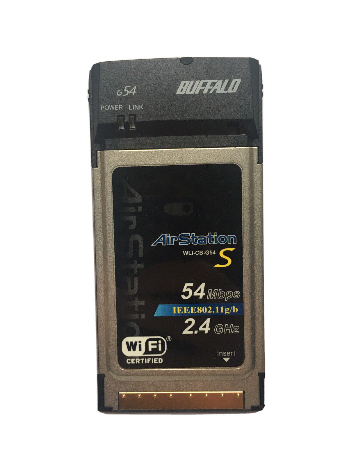 BUFFALO AIR STATION WLI-CB-G54 54Mbps 2.4GHz NOTEBOOK ADAPTER CARDBus