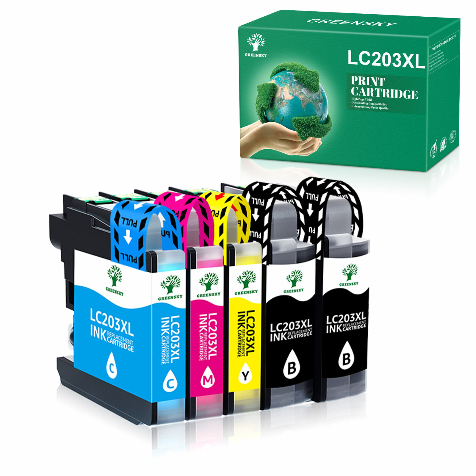 LC203XL Ink Combo for Brother MFC-J460dw MFC-J480dw MFC-J485dw MFC-J885dw lot