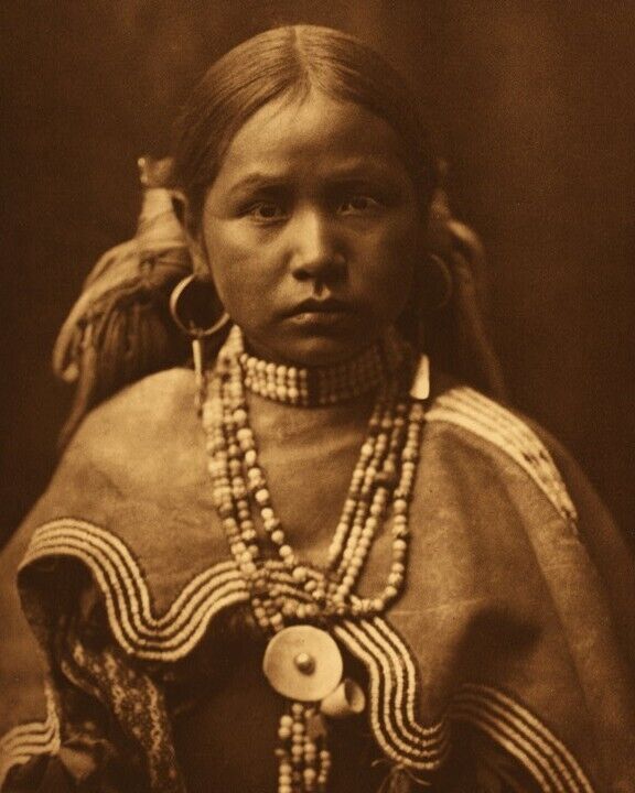 Young Maiden Native American Indian Mousepad 7 x 9 Vintage Photo mouse pad art