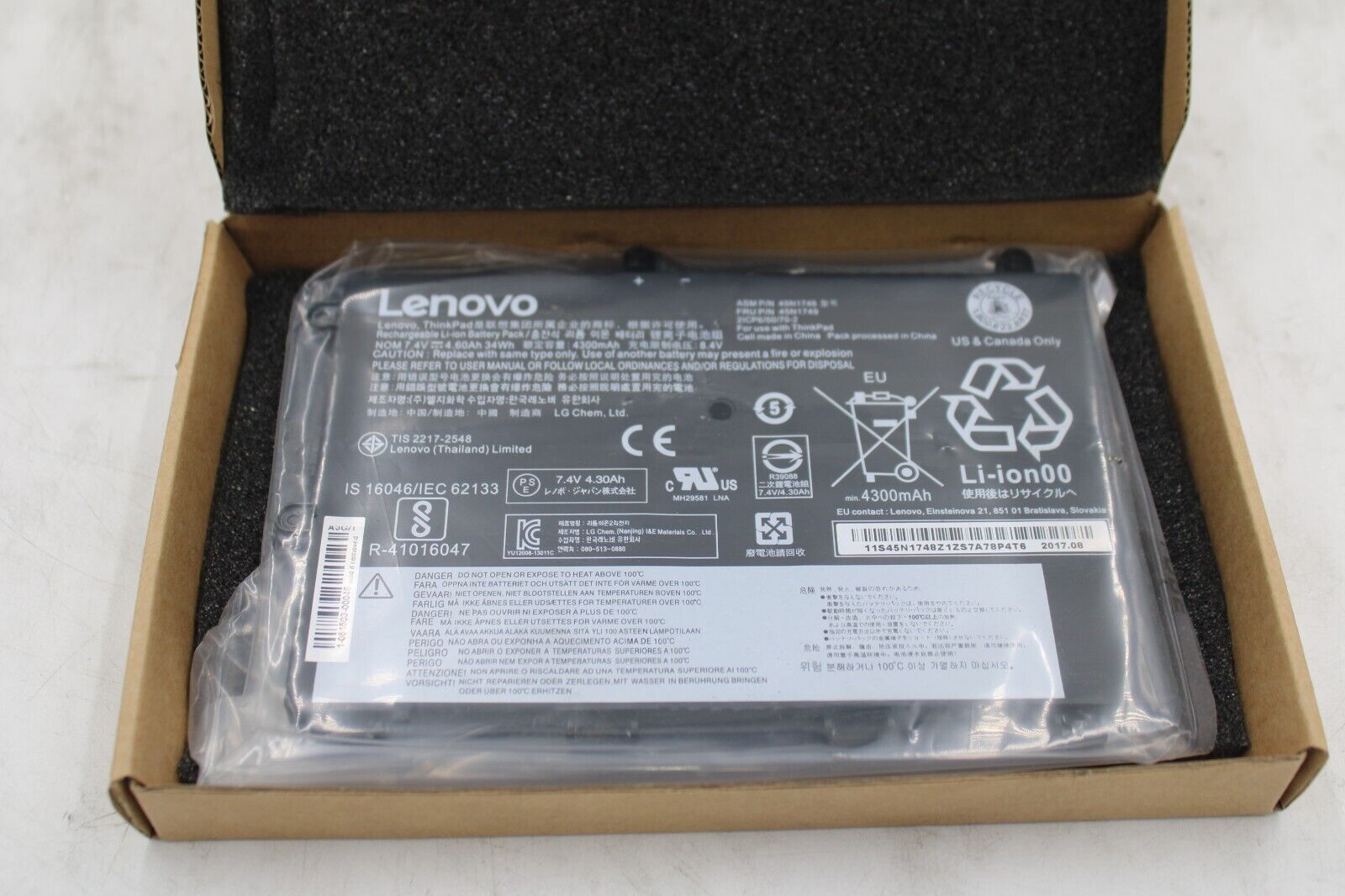 New Laptop Battery For Lenovo ThinkPad Yoga 11e 45N1748 45N1749