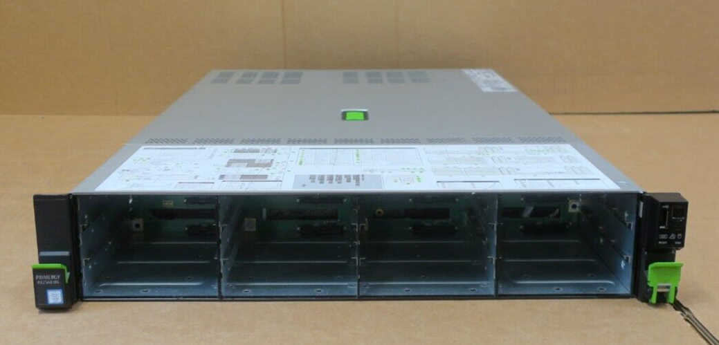 Fujitsu Primergy RX2540 M4 2x 8C Silver 4108 32GB RAM 2x 960GB SSD 16-Bay Server