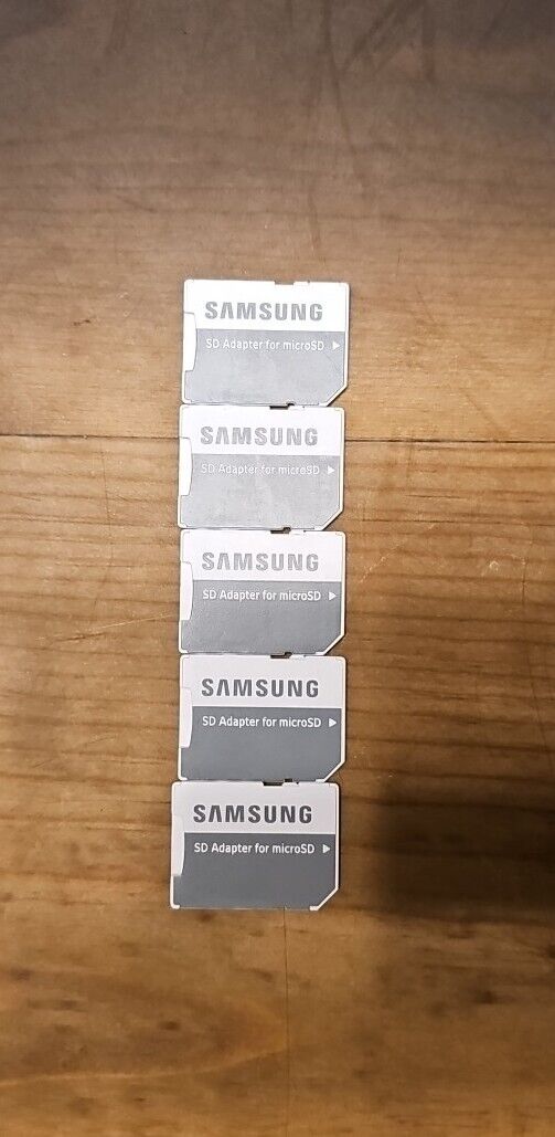5Lot Samsung Micro SD TransFlash TF To SD SDHC Card Adapter Fits Sandisk Microsd