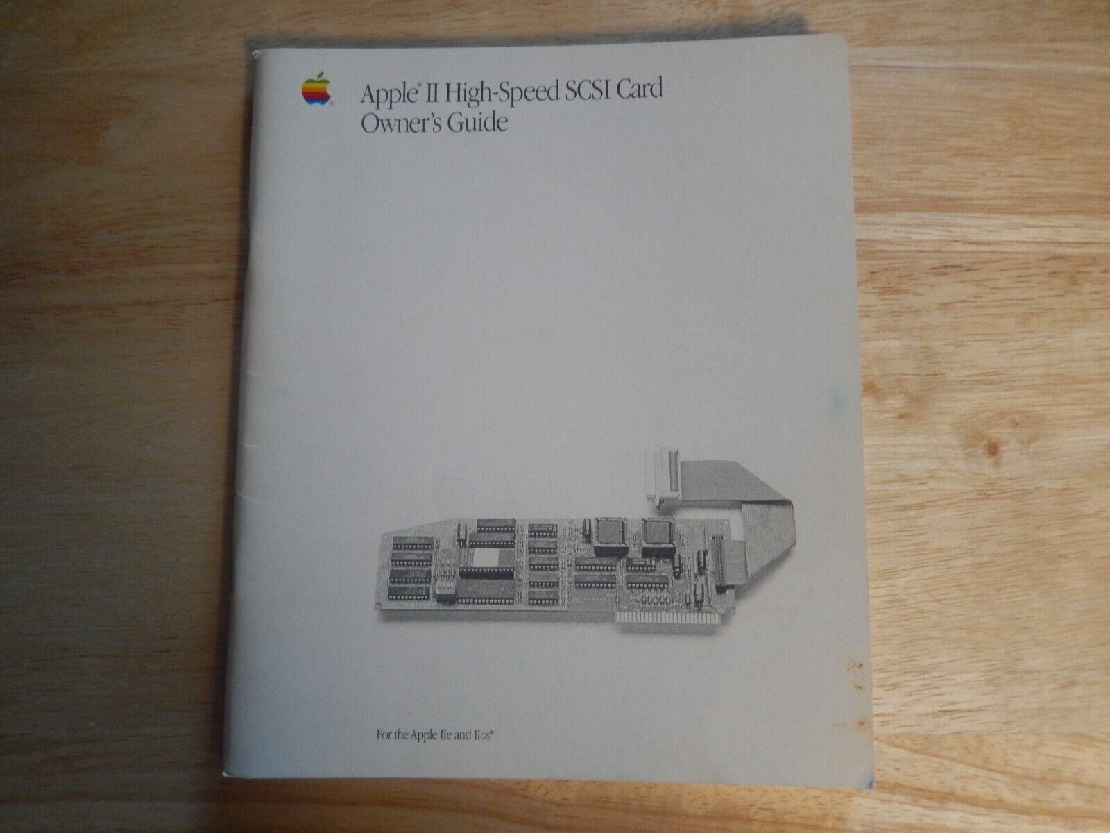 VINTAGE APPLE IIe & IIGS HIGH-SPEED SCSI CARD OWNER'S GUIDE, #030-3051-B,  1990