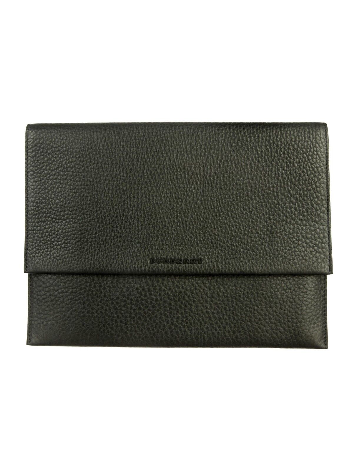 BURBERRY NORTHCHURCH LEATHER IPAD AIR CASE SLEEVE Olive Green $595 RARE
