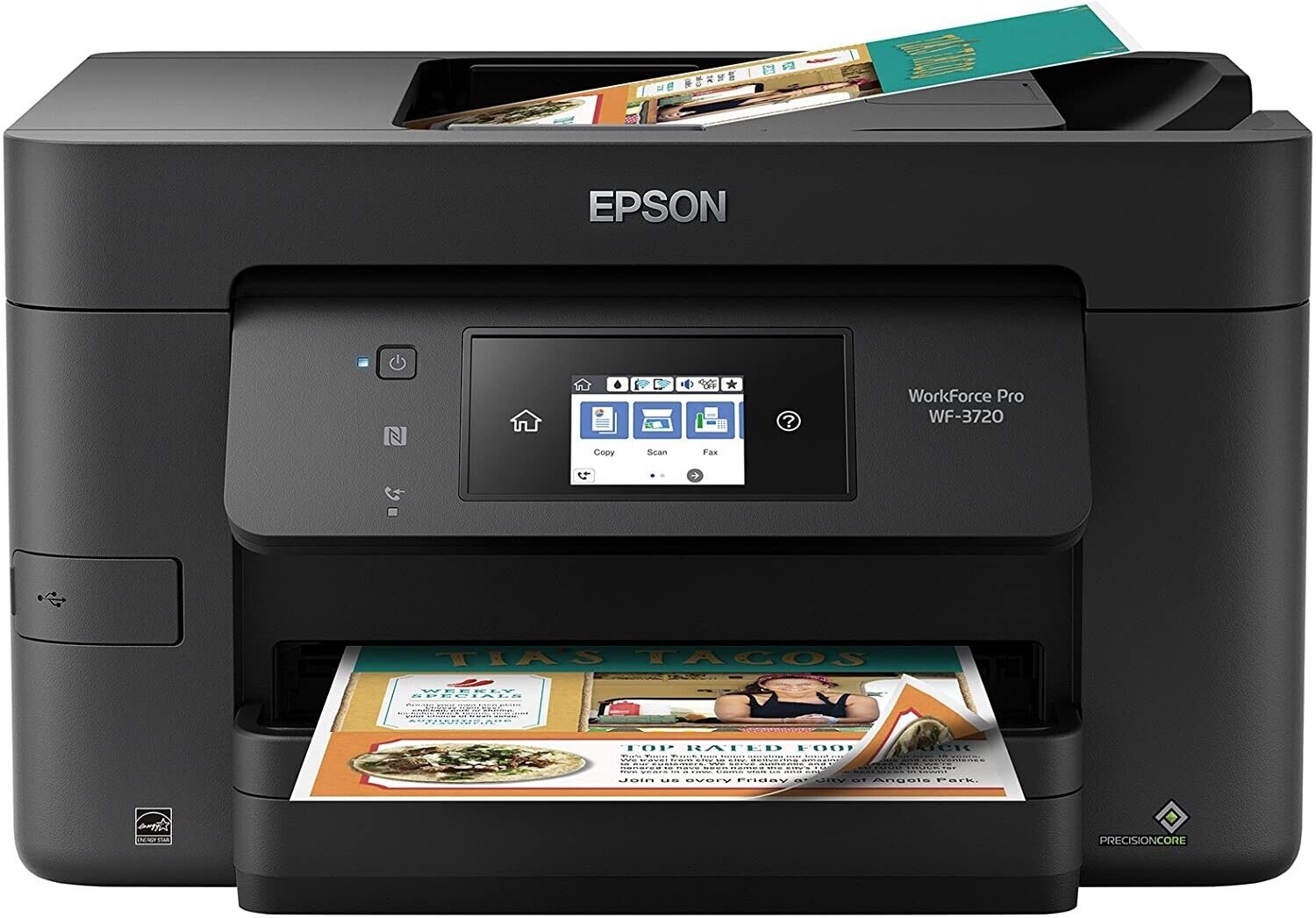 Epson Work Force Pro WF-3720 Printer-Need Ink