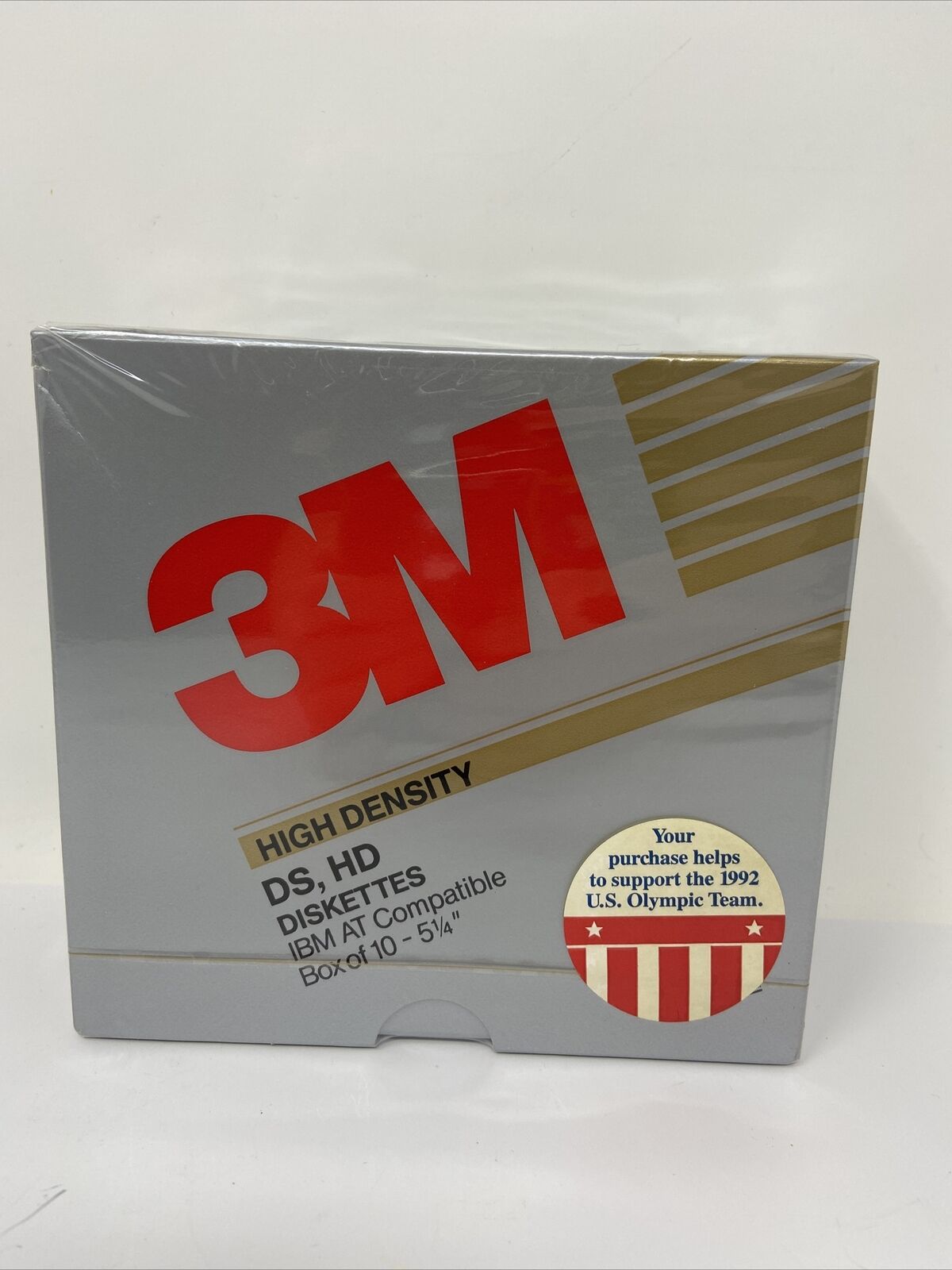 New Sealed 3M DS, DD Diskettes Box of 10 - 5-1/4\