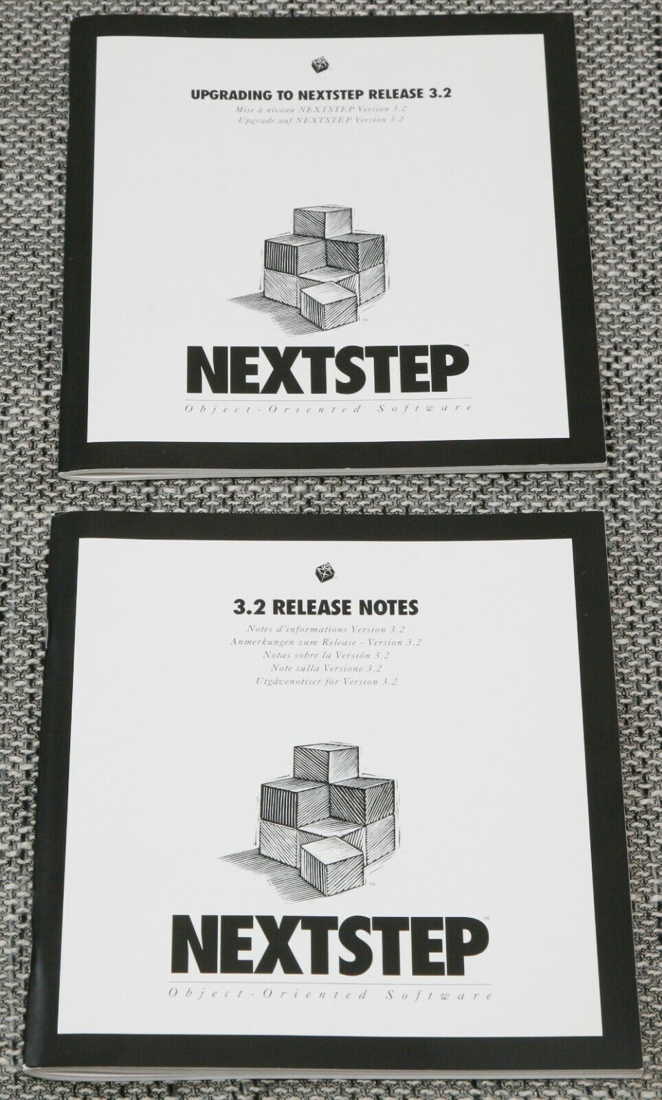 NeXTstep 3.2 Release Notes & Upgrading Manual Multi-Language EN/ES/DE/FR/IT/SE