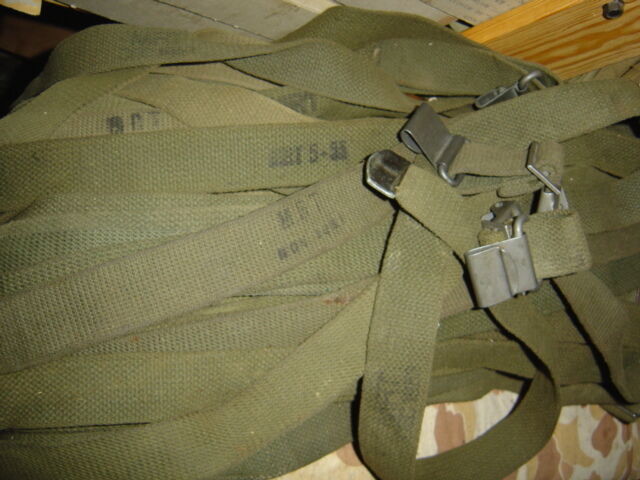 US ARMY ORIGINAL KOREAN WAR M1 GARAND SLING Light used,maybe mint,or close.