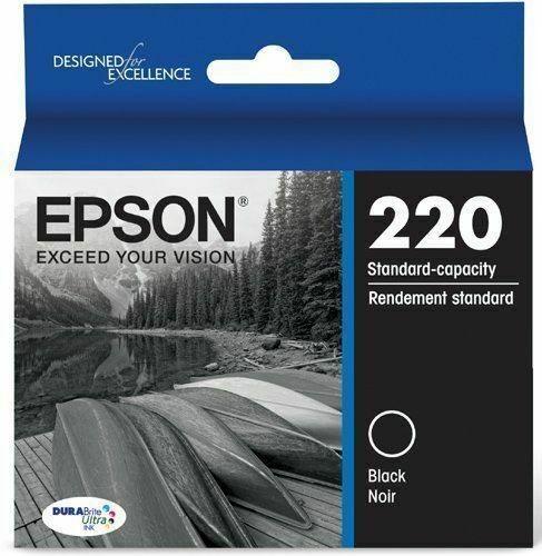 Epson 220 (T220120-S) Durabrite Ultra Black Ink Cartridge