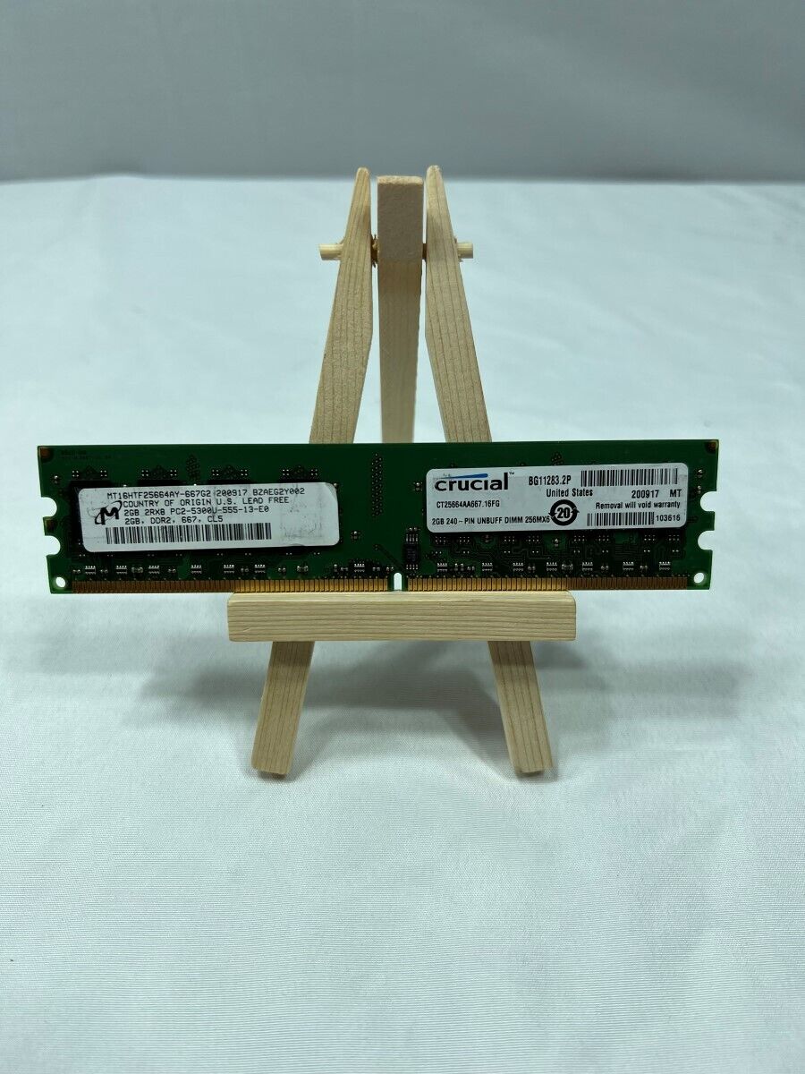CRUCIAL MEMORY DDR-2 2 GIG DESKTOP RAM (SDM027357)