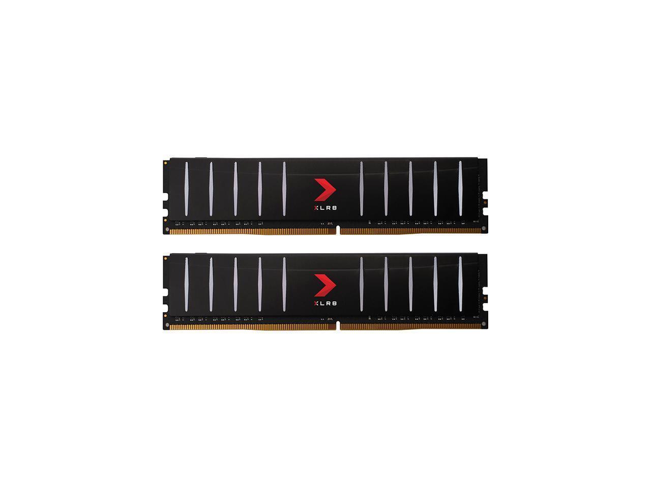 PNY XLR8 Low Profile 16GB (2 x 8GB) 288-Pin PC RAM DDR4 3200 (PC4 25600) Memory