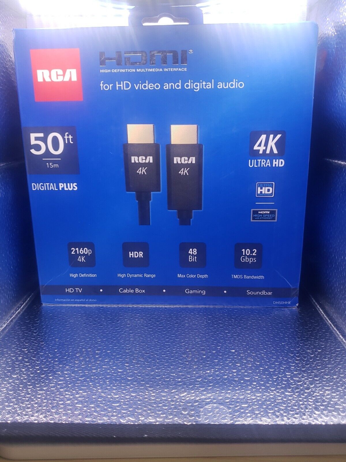 RCA Ultra Thin Ultra High Speed 8K HDMI 10 Feet Cable DH10UDE