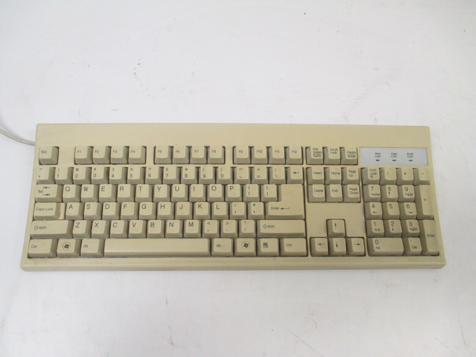 Vintage Chicony KB-2961 Wired PS/2 Keyboard Beige