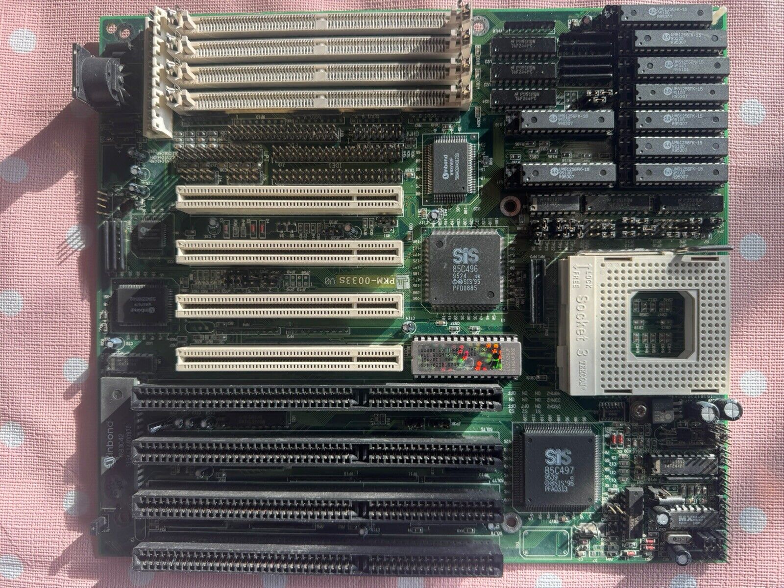 Dtk PKM-0033s 486 Socket 3 PCI Motherboard 