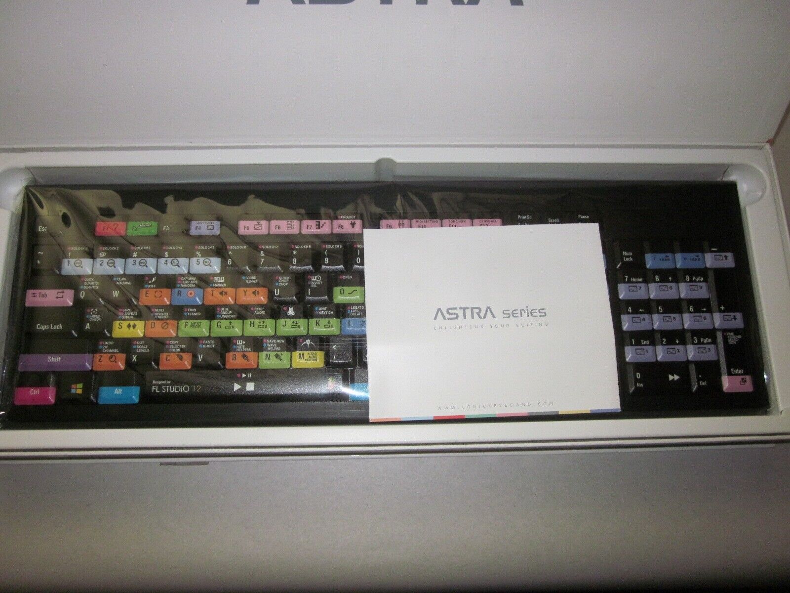 NEW LogicKeyboard Astra PC Keyboard - FL Studio 12