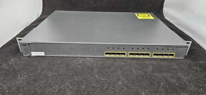 Cisco Catalyst WS-C3750G-12S-S 12 SFP-based Gigabit Ethernet ports 32-Gbps